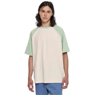 Urban Classics Herren T-Shirt Organic Oversized Raglan Tee whitesand/vintagegreen M