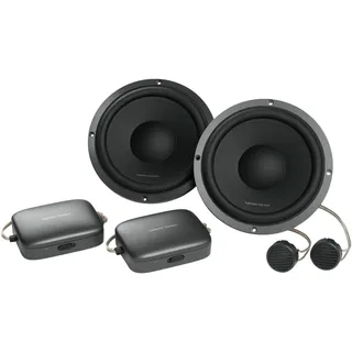 Harman/Kardon Harman Kardon Flow 600CF 2-Wege Komponentenlautsprecher 165mm - 120W RMS | 6,5-Zoll-Set mit Plus One Woofer, Seidenkalotten-Hochtöner & externer Frequenzweiche – 4 Ohm, 91 dB, 360W Peak