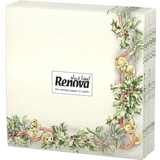 Renova Servietten aus Papier, Weihnachten, 20 Stück, 110 g
