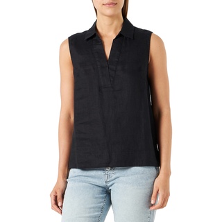 s.Oliver Damen 2131840 Bluse Ärmellos, Schwarz 9999, 36 EU