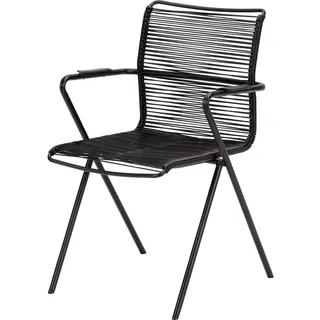 ACAMP Set 4x Stapelsessel Alpha Rope 57 x 55 x 83 cm anthrazit 4 St.