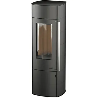 Thermia Kaminofen Alpha Ring, stahl, schwarz, 6 kW - Schwarz