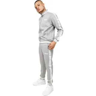 Lonsdale Herren-Trainingsanzug, schmale Passform Sport-& Freizeitbekleidung | Sportanzug aus Stretchstoff, Reißverschlusstaschen, leichter Jogginganzug für Fitnessstudio, Training, Reisen und den Alltag