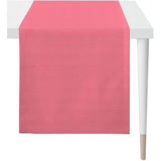 Tischdecke APELT "3800", pink, B:140cm L:48cm, Baumwolle, Polyester, Tischdecken, Tischdecke, Outdoorstoff
