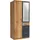 Drehtürenschrank Click 90 x 199 x 58 cm Grau/Beige