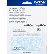 Brother, Schneideplotter Zubehör, Mustersammlung - Tattered Lace Nr. 1 - 20 Designs