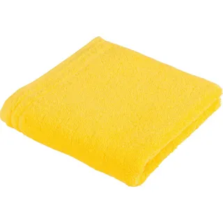 Vossen Handtuch , Gelb , Textil , Uni , 50x100 cm , Textiles Vertrauen - Oeko-Tex®, Made in Austria , saugfähig , Heimtextilien, Badtextilien, Handtücher