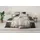 Gemustert Beige 135 x 200 cm 80 x 80 cm
