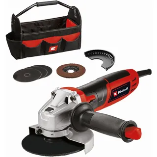 Einhell TC-AG 125/850 Kit inkl. 3x Trennscheibe, 1x Lamellenschleifteller & 1x Einhell Bag
