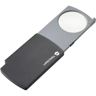 TOOLCRAFT Toolcraft, TO-8997039 Handlupe mit LED-Beleuchtung Vergrößerungsfaktor: 2.5 x