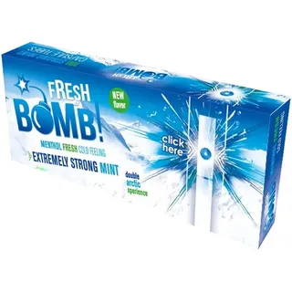 Fresh Bomb Arctic Strong Mint Click Hülsen mit Aromakapsel 5 Boxen (500 Hülsen)