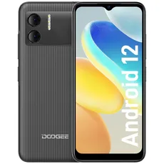 DOOGEE X98 Pro Android 12 Smartphone ohne Vertrag, 9GB/64GB 1TB Erweiterbar Handy Günstig Helio G25 Octa-Core 6.52 Zoll HD+ Display 4200mAh, 12MP+8MP Triple Kamera,Dual 4G Simlockfreie Schwarz