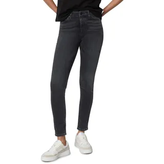 Marc O'Polo Denim Damen Jeanshose mit Stretch-Anteil Skinny Fit, Grau (Multi/Mid Grey), W32/L34