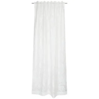 Schöner Wohnen Fertigvorhang , Weiß , Textil , Getreide , 130x250 cm , für Stange und Schiene geeignet , Heimtextilien, Vorhänge, Fertigvorhänge