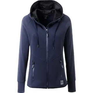 Cordjacke LPO "Damen-Sportjacke-Veloria", Damen, Gr. 40/42 (M), blau (night sky), 47% Baumwolle, 46% Polyester, 7% Elasthan, Jacken Cordjacke