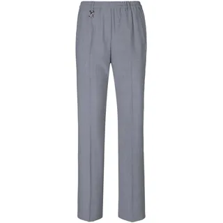 GOLDNER Elegante Stretchhose Schlupfhose Grau 50