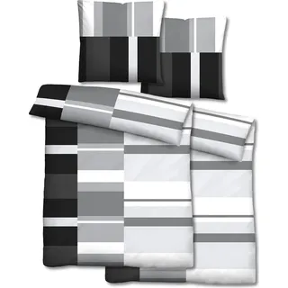 Doppelpack Castell PolyBaumwolle Renforcé Bettwäsche 155 x 220 cm + 80 x 80 cm