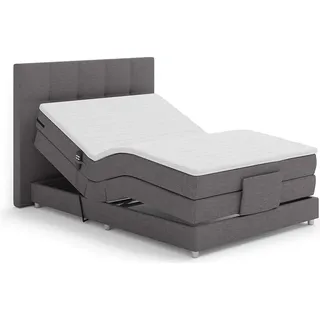 Kondela Elektrisches verstellbares Einzelbett Murko New 120x200 cm - grau - Grau