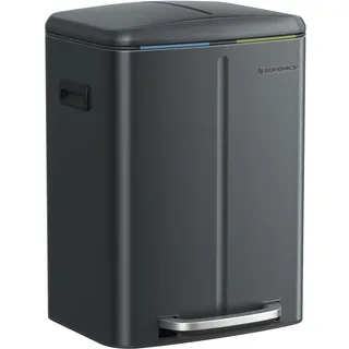 Songmics Mülleimer 20 l Grüngrau
