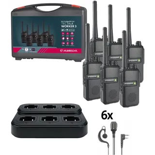 Albrecht Tectalk Worker 3 Koffer 6er Set