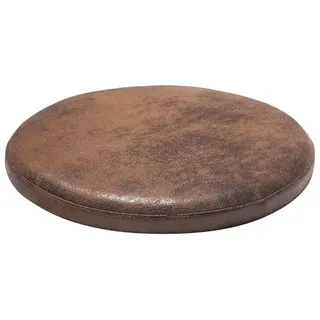 Stuhlkissen für Esszimmerstühle aus Leder rundes Kissen für Barhocker Sitzkissen aus Memory-Schaum weiche rutschfeste runde Stuhlpolster mit Bezug aus PU-Leder (Farbe 5 45 cm)