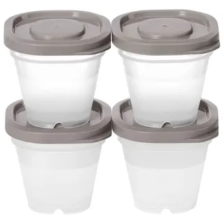 SmartStore Frischhaltedose eckig transparent 2,2 l 4-teiliges Set