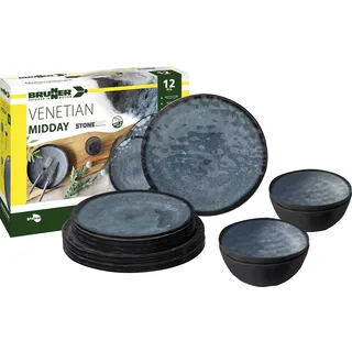Brunner Midday Venetian Campinggeschirr Set 12-tlg. blau