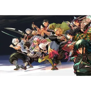 Anime Demon Slayer 1000 Teile Puzzle Kinder Brettspiele Jigsaw Holzpuzzle - 03