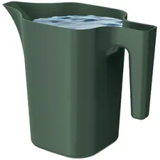 PECZEKO Gießkanne 1,8 Liter für Haus & Garten - aus robustem Kunststoff - giesskanne zur einfachen Bewässerung von Blumen, Pflanzen und zimmerpflanzen 1er-Set (1 pack) Grüne Kiefer