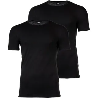 Boss Herren Round Neck T-Shirt, 2er Pack Modern Black, M