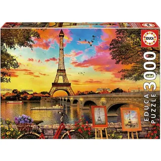 Educa (17675) Puzzle Block-Puzzle 3000 Stücke Stadt