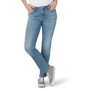 Lee Damen Regular Fit Jeans mit geradem Bein, Anker, 14 Petite