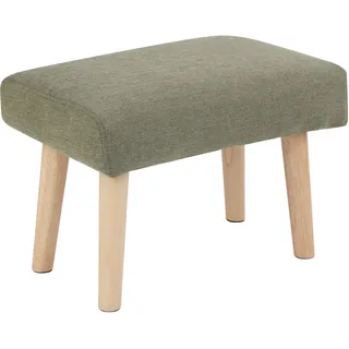 Beliani Hocker Polyester 50 x 34 x 30 cm Grün
