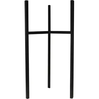 Metall-Ständer Toronto Ø 18 cm x 35 cm Schwarz