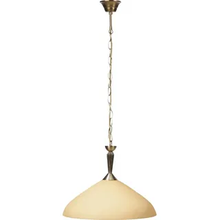 Rabalux 8176 Kronleuchter 1 Spot Regina, E27, bronze-silber-creme, rund, Klassisch, ø400mm - Bronze