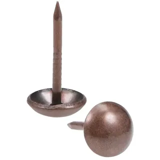 sourcing map 100Stk.Polsternagel 9mm Kopfdurchmesser Antik Runde Reißzwecken Kupfer