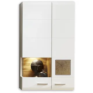 Innostyle Hängevitrine Fun Plus 80 x 136 x 37 cm Weiß