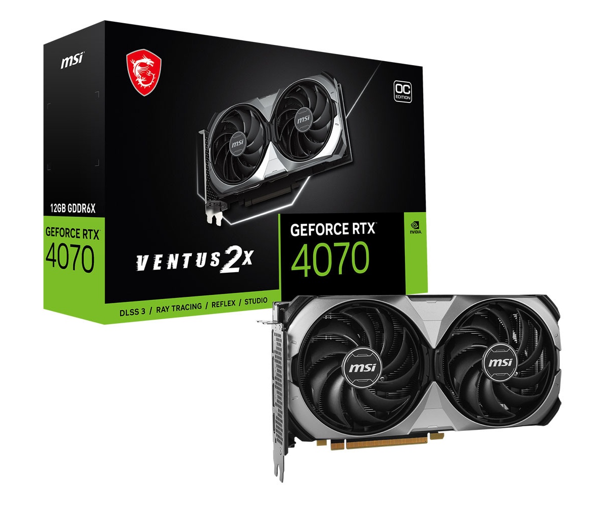 Bild von GeForce RTX 4070 Ventus 2X E 12G OC 12 GB GDDR6X V513-432R