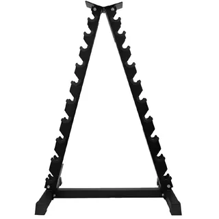 FFitness Ständer Für Pyramide Gewichte Stahl Rack Platzsparend Schwarz FMK01392