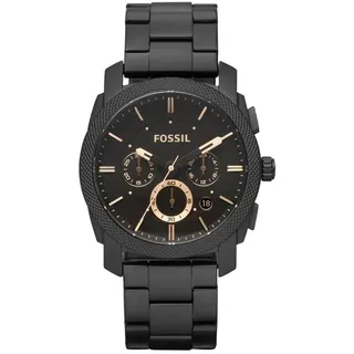 Fossil Machine Schwarz Edelstahl 42 mm FS4682