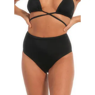 Highwaist-Bikini-Hose MAGIC BODYFASHION "Bikini Shaper", Damen, Gr. S, N-Gr, schwarz, Obermaterial: 80% Polyamid, 20% Elasthan, unifarben, Badehosen Highwaist-Bikini-Hose, mit Shaping-Einsatz