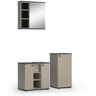 Vicco Joli 3-tlg. Greige/Schwarz