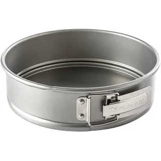 KitchenAid Bakeware Springform 24 Cm, 0,8 Mm Aluminierter Stahl, PFAS-Freie Antihaftbeschichtung, Backofenfest Bis 230 °C, Spülmaschinengeeignet, Grau