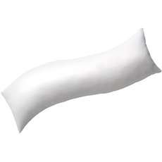 Bild Seitenschläferkissen Sinus - für die Schwangerschaft in weiß - 30 x 130 cm - Stillkissen