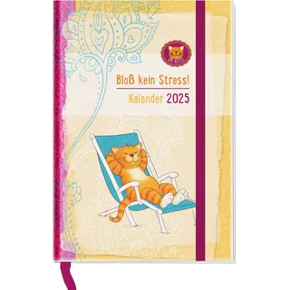 Pattloch Geschenkbuch Taschenkalender 2025: Om-Katze: Bloß kein Stress!