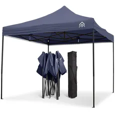 All Seasons Gazebos 3x3m vollständig wasserdichtes Faltpavillon - Marineblau