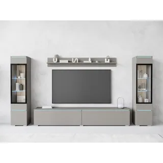 Home Affaire "VERA II", Komplett-Set, 4 Stk. tlg., grau pallad),