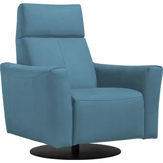 Egoitaliano Sessel Blues Polyätherschaum 84 x 105 x 90 cm Blau/Türkis drehbar mit Relaxfunktion