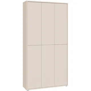 Forte Alice Springs Schuhschrank 109,2x191,9x34,9 cm beige