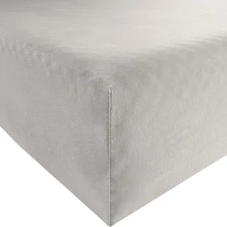 Formesse Spannbettlaken Bella Donna Single-Jersey grau Größe 180x200 cm - 200x220 cm